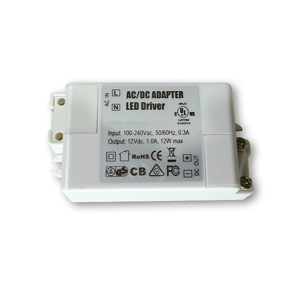 12W 12V/24V UL LED Power Supply - Richee Lighting