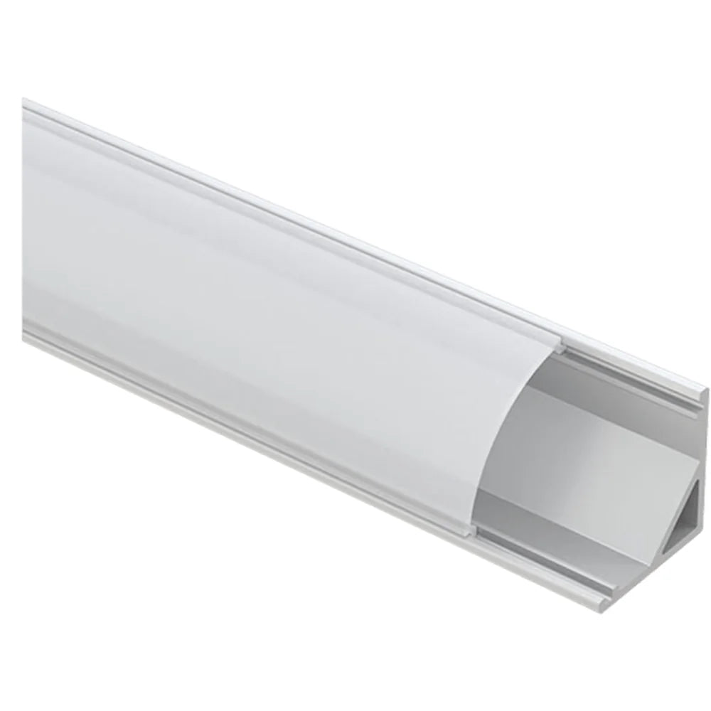 5/8" Milky Corner Aluminum Channel - Abba Lighting USA