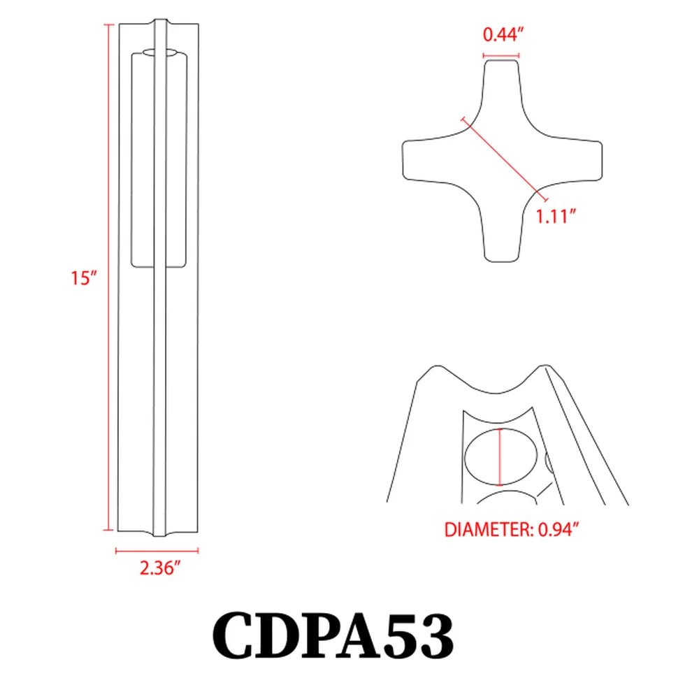 3W Integrated LED Pillar Aluminum Path Light - Abba Lighting USA