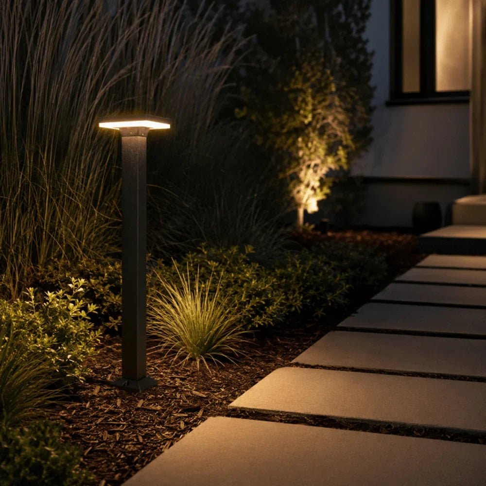 12W Integrated LED Square Aluminum Path Light - Abba Lighting USA