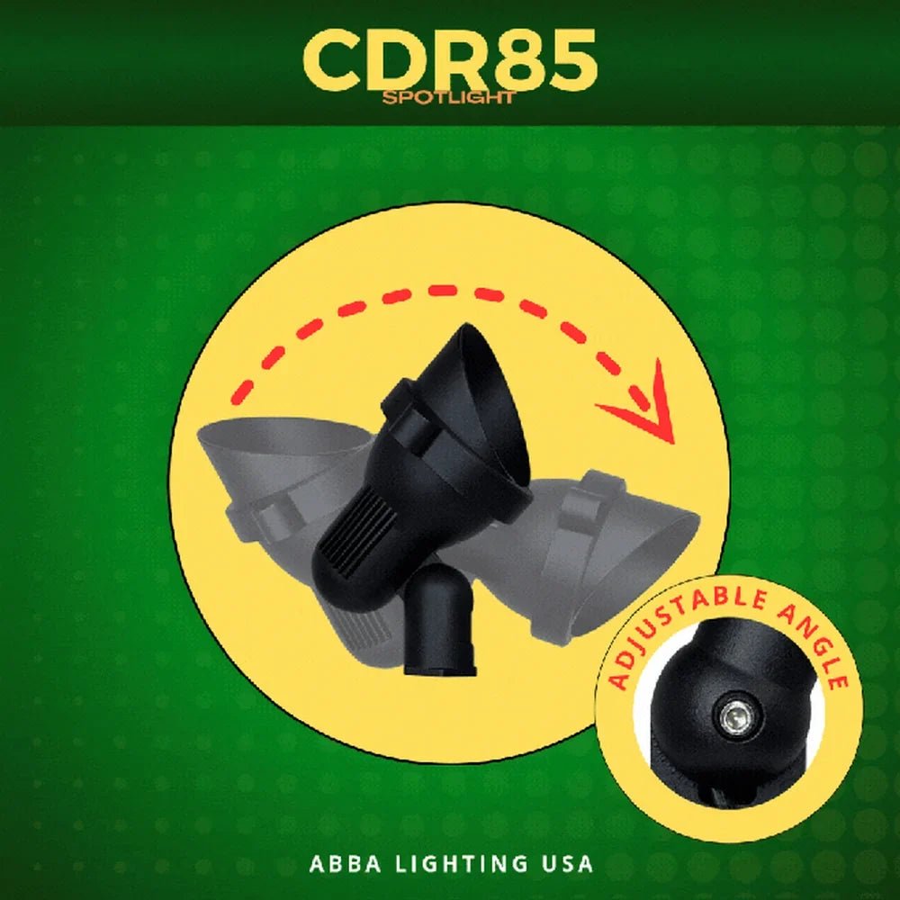 RGB Heavy Duty Aluminum Spot Light 9 Watt Outdoor - Abba Lighting USA