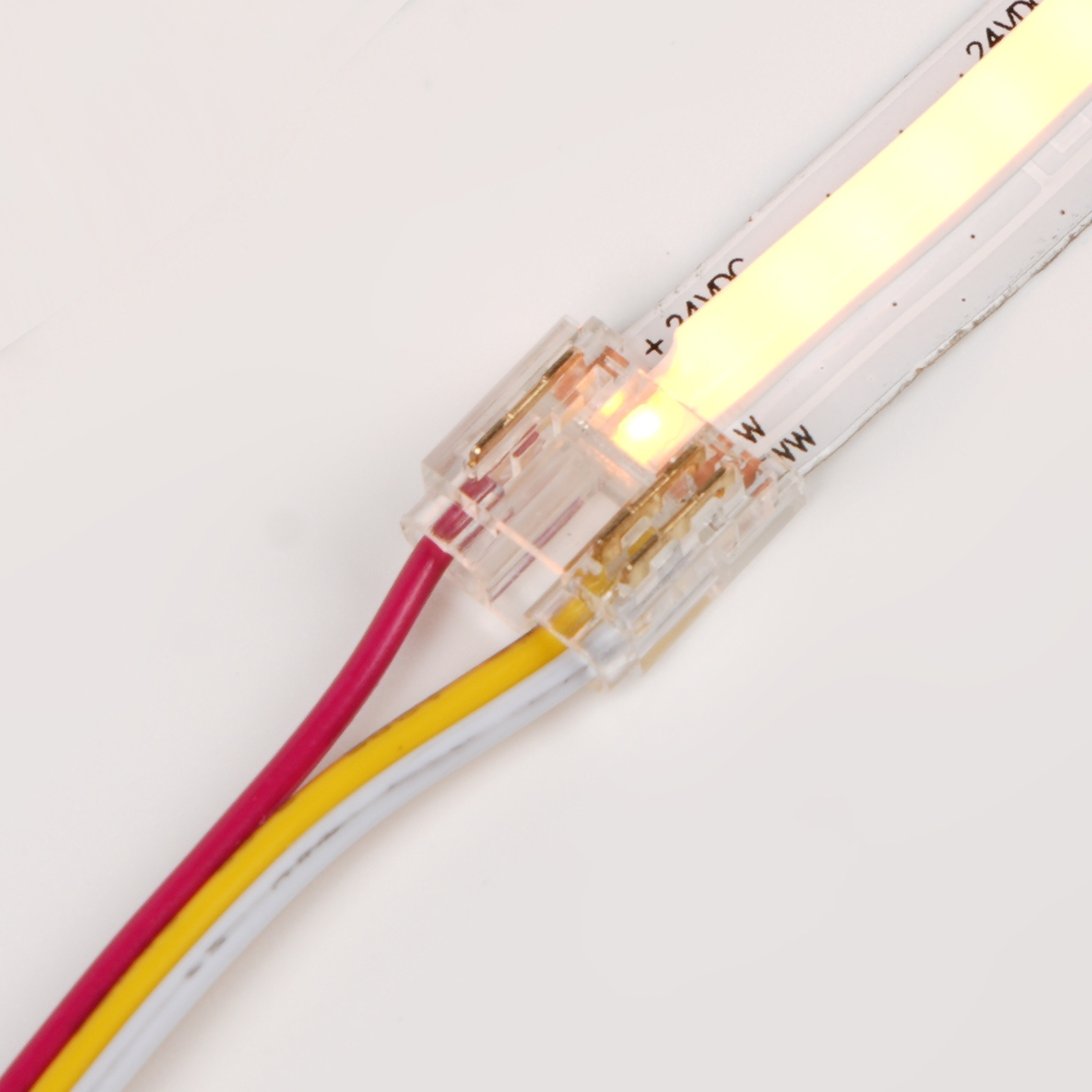 CCT Tunable White COB Strip Power Input Connector 3PIN - Richee Lighting