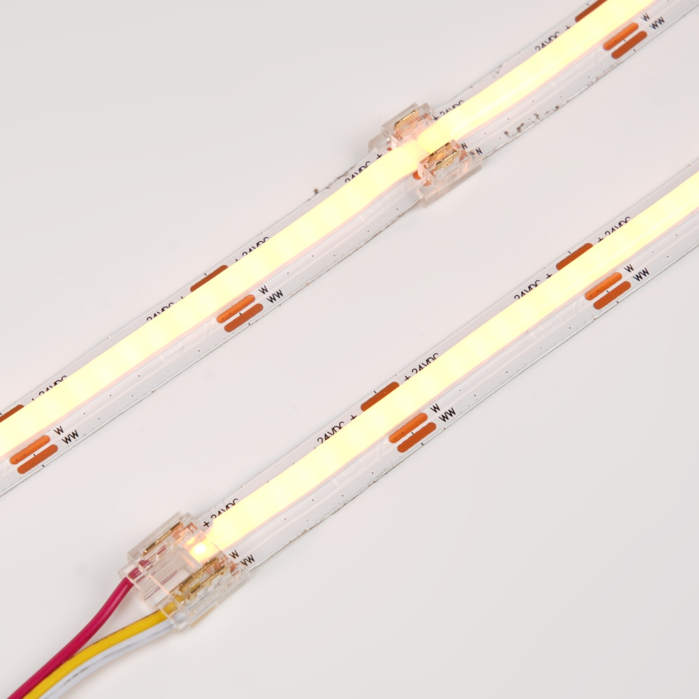 CCT Tunable White COB Strip Power Input Connector 3PIN - Richee Lighting