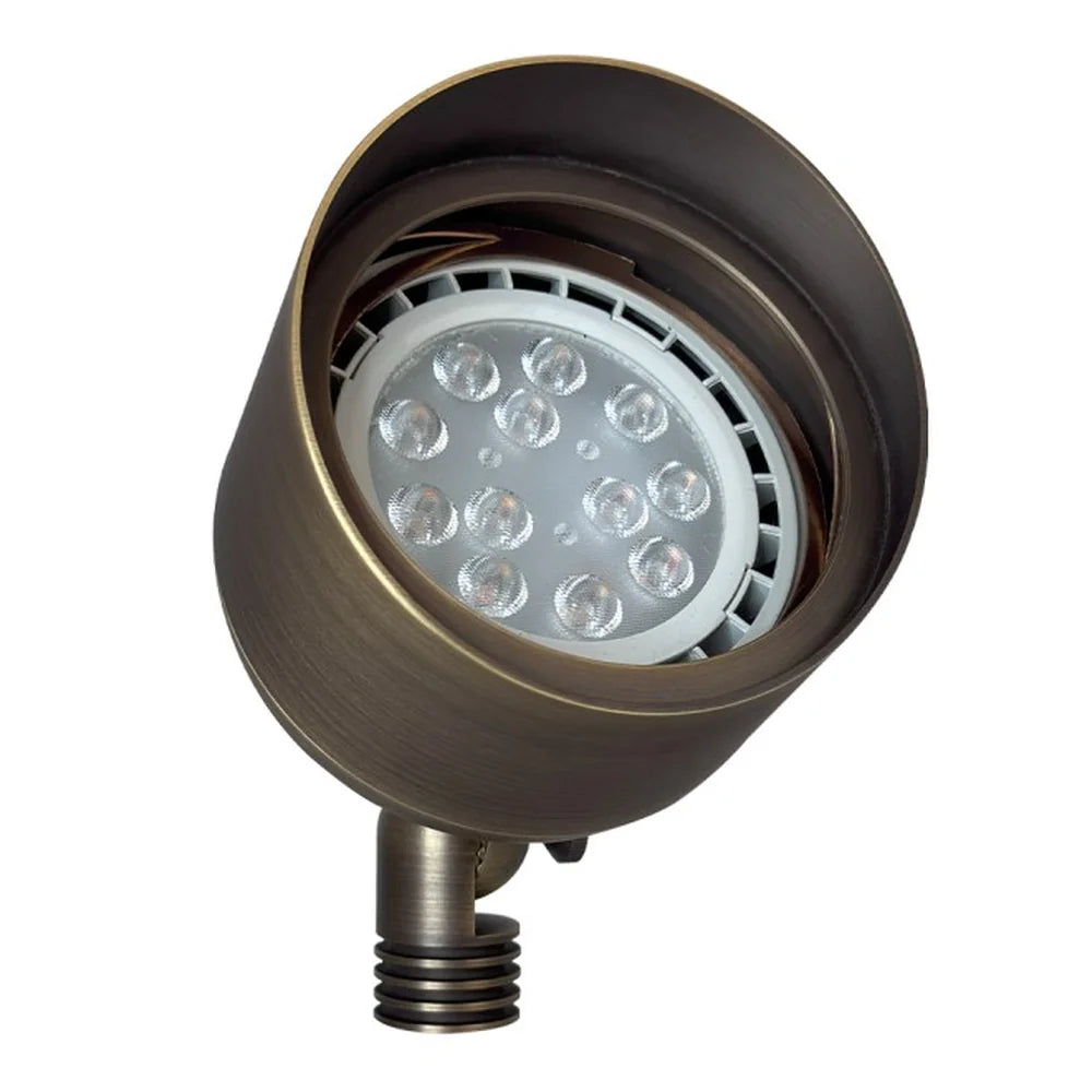 Natural Brass PAR36 SPB07 Up Light - Abba Lighting USA