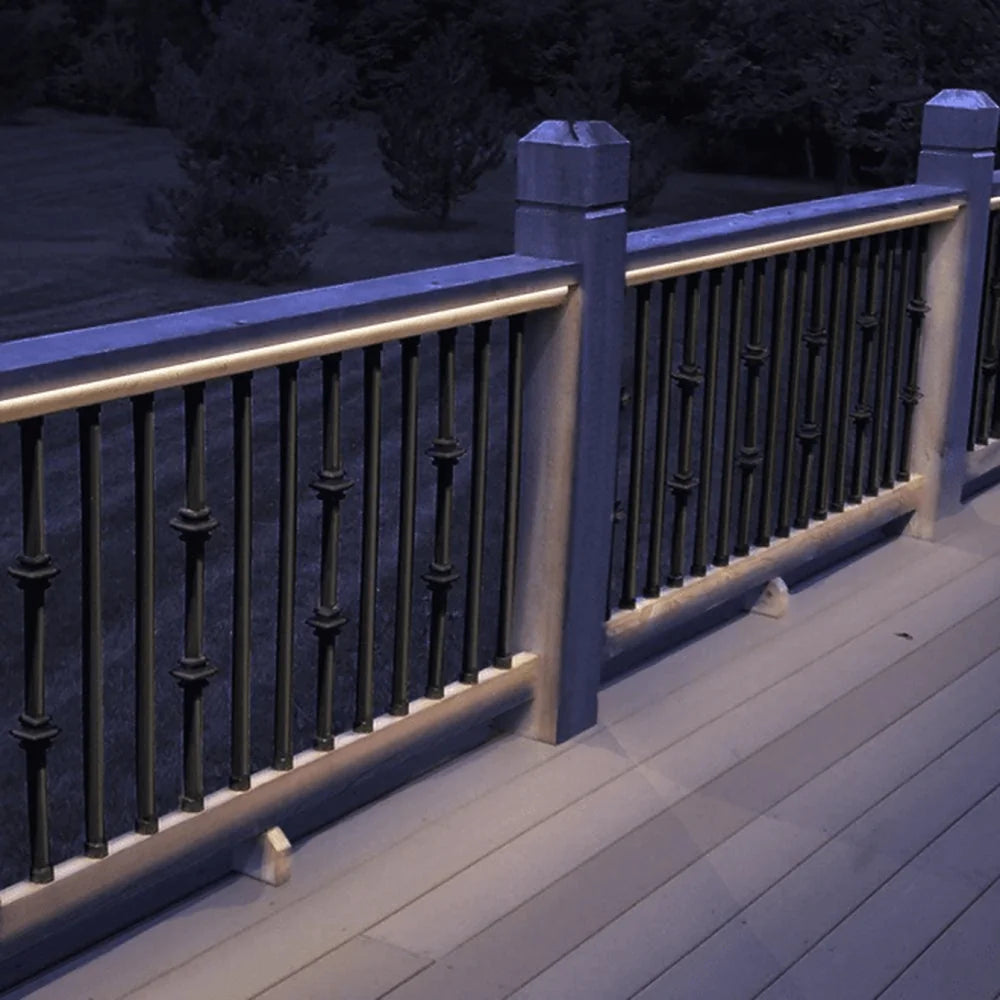 11/16" Recessed Black Aluminum Channel - Abba Lighting USA