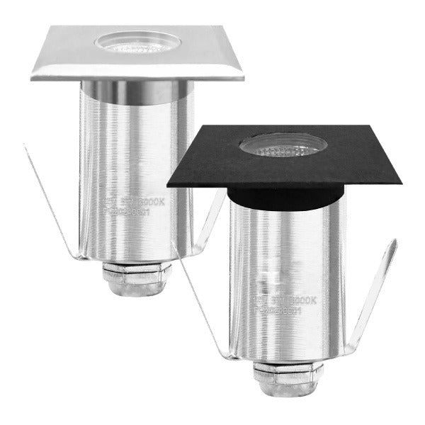 3W 12V Square Stainless Steel Well Light - Abba Lighting USA