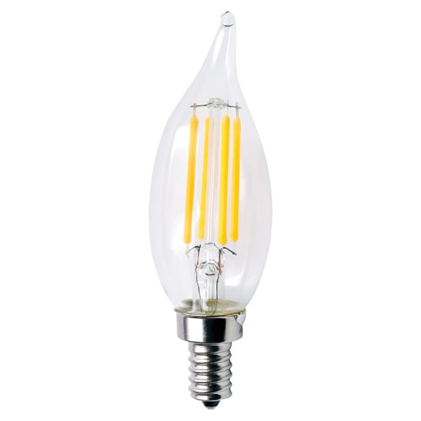 12V E12 3W Flametip LED Filament Bulb - Abba Lighting USA