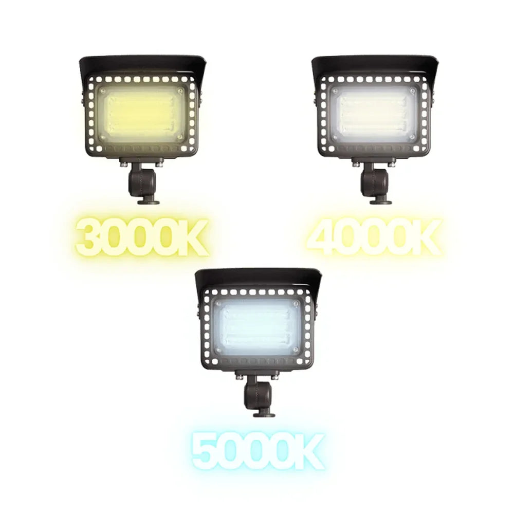 3CCT Adjustable Aluminum Flood Light 5W to 20W LED Outdoor - Abba Lighting USA