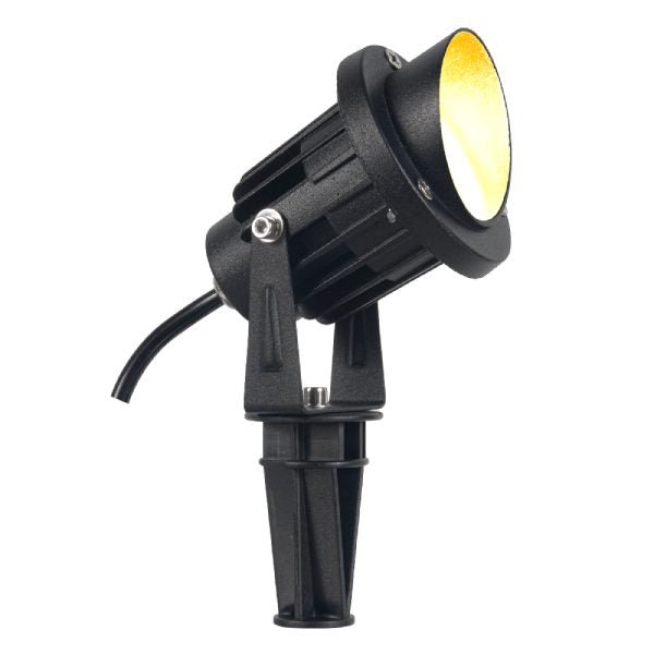 Abba Lighting LND 7W up light lit for clear visibility and performance