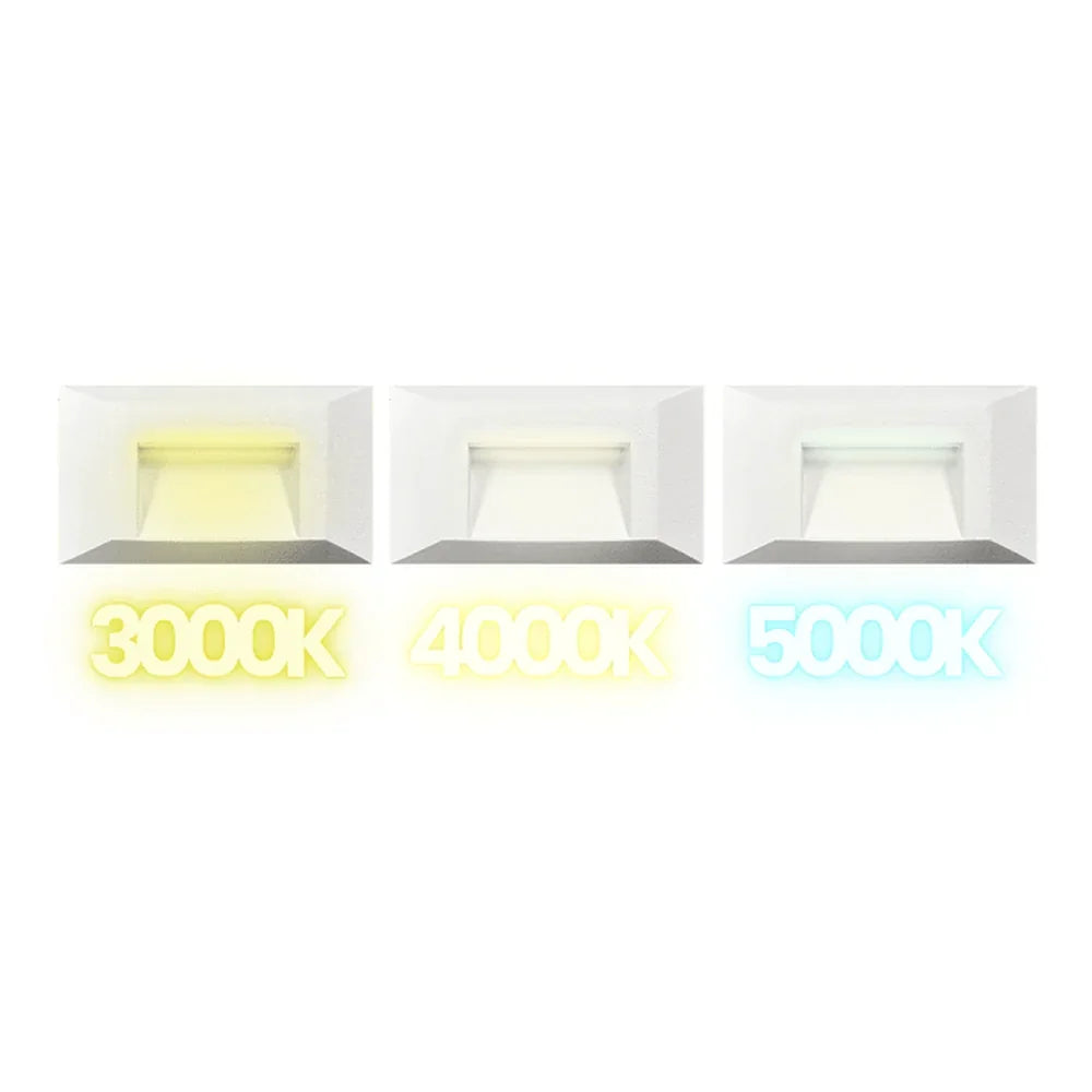 3CCT Aluminum Step/Deck Light Integrated LED Surface Mount, - Abba Lighting USA