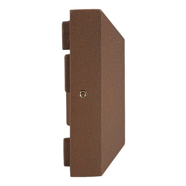 Abba Lighting Surface Mount Rectangle Step Light Back View