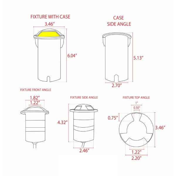 Tri-Directional Well Light - Abba Lighting USA
