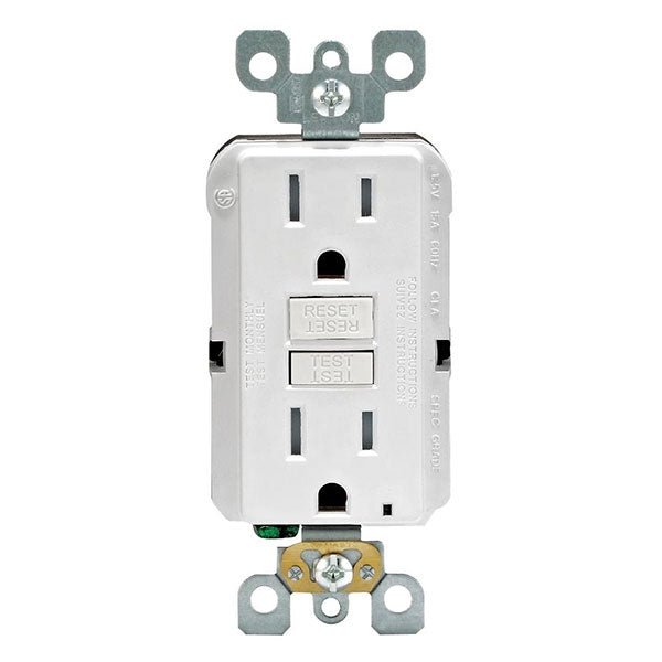 Electrical Receptacle or Wire Nut in White (GFCI)