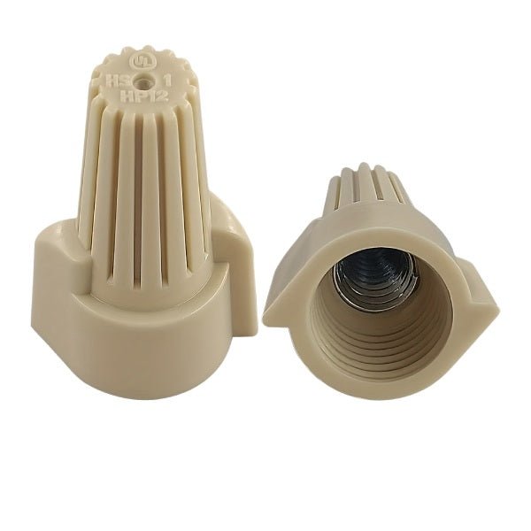Electrical Receptacle or Wire Nut in White