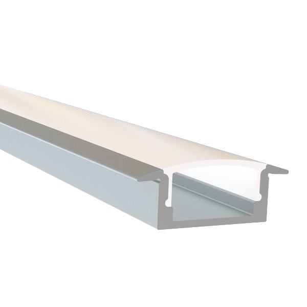 15/16" Shallow Recessed 8' LED Channel - Alberko