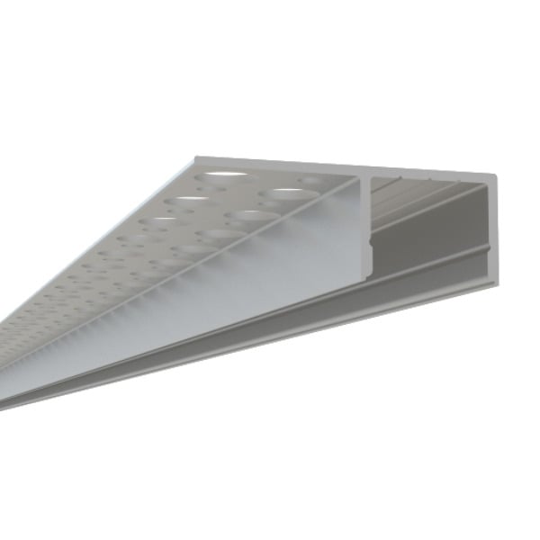 5/8" Edge Mud-in Aluminum Channel - Alberko