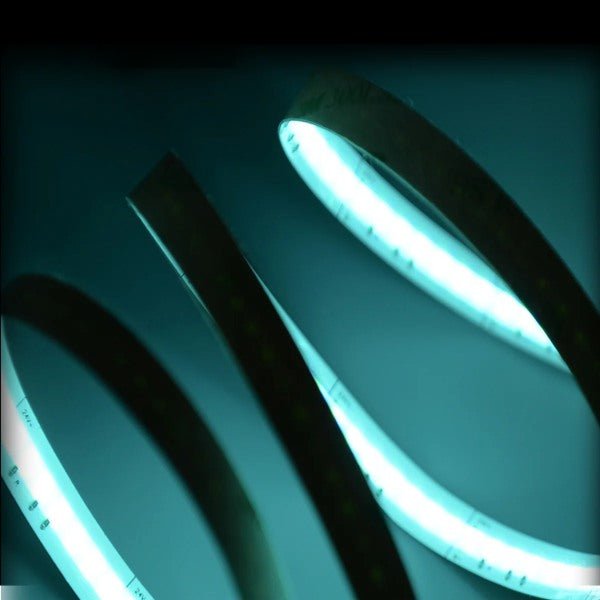 BRT RGB color changing spotless cyan LED tape light