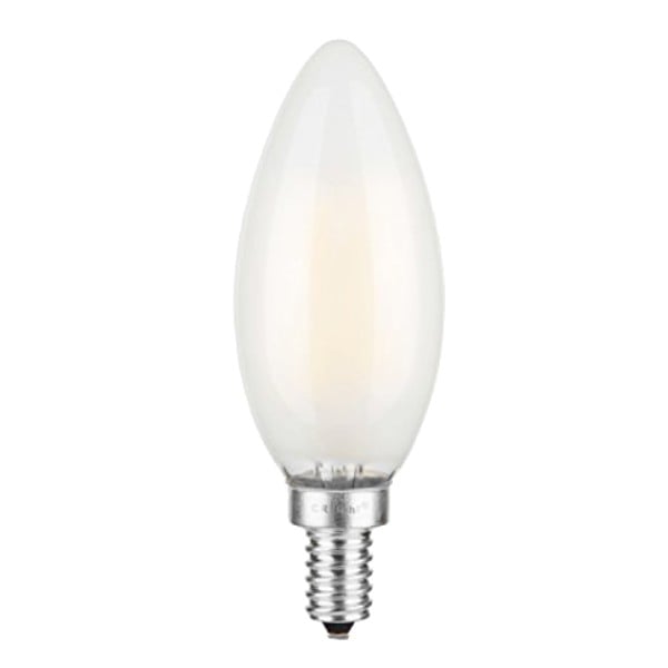 E12 4W LED Filament Frosted Torpedo Bulb - CEA