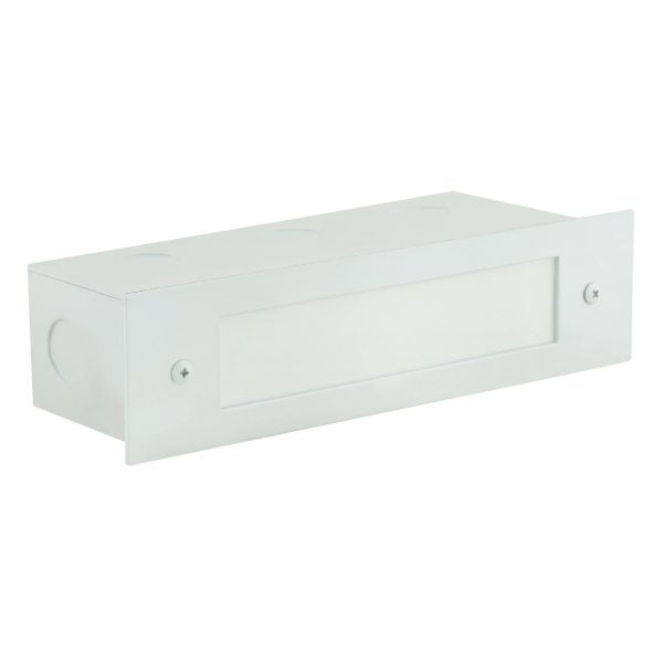 8" Open Window Aluminum Cover LED Step Light 366 w/ Box - Corona Lighting