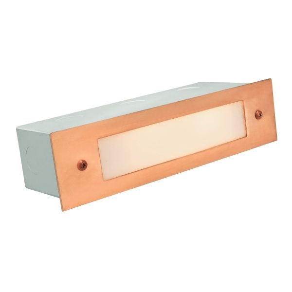 8" Open Window Copper Cover LED Step Light 366C w/ Box - Corona Lighting