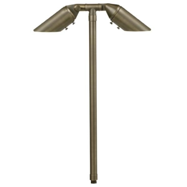 Big Adjustable 2 Head and Shroud Path Light 732B-T - Corona Lighting