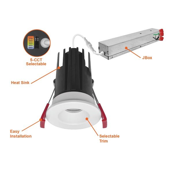 1-inch 5CCT Trimless Downlight - env-1-inch-5cct-snap-on-recessed-downlight-features.jpg