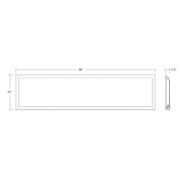 1x4 Back Lit 5-Color 3-Power Panel Light - Envision LED