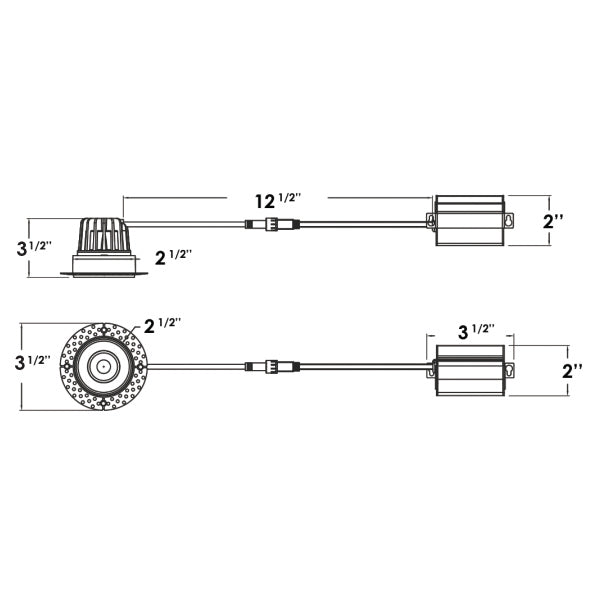 8W 2" Trimless 5CCT Down Light - Envision LED