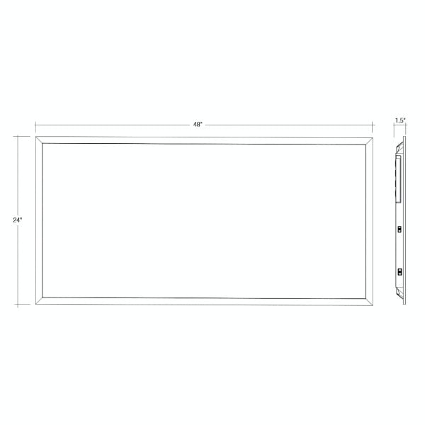 2x4 Back Lit 5-Color 3-Power Panel Light - Envision LED