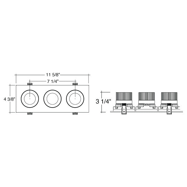 3 Head Adjustable 5CCT LED Downlight - Envision LED