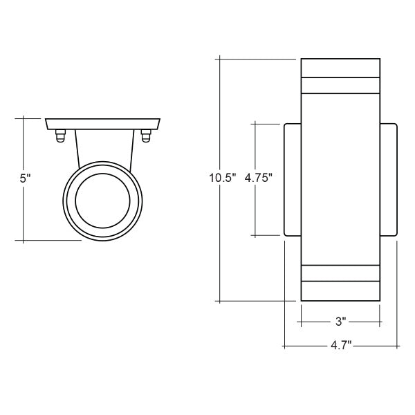 10/20/30W Tri-Color Up and Down Light w/ Photocell - Envision LED