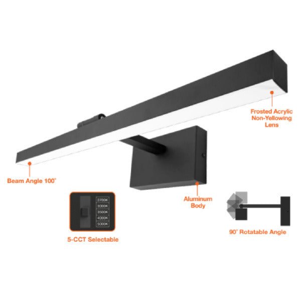 Envision Vanity Light Nickel for vanity lighting