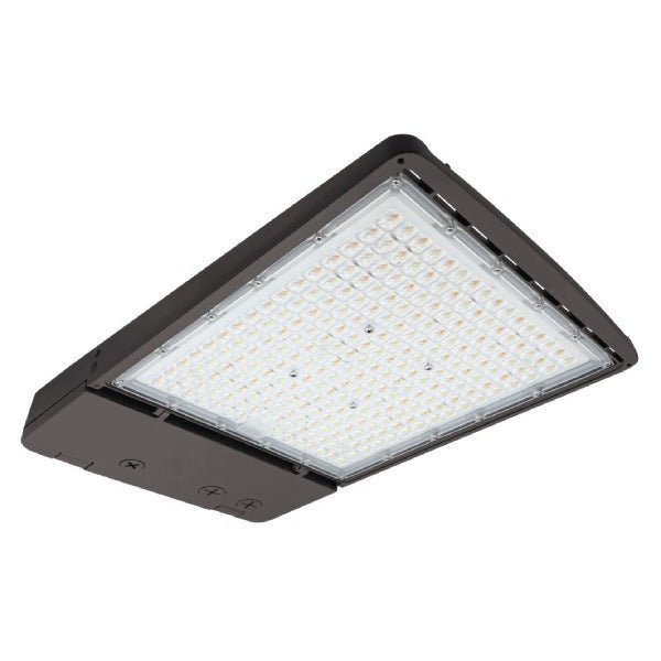 Bronze LED parking lot light 150W tri-color