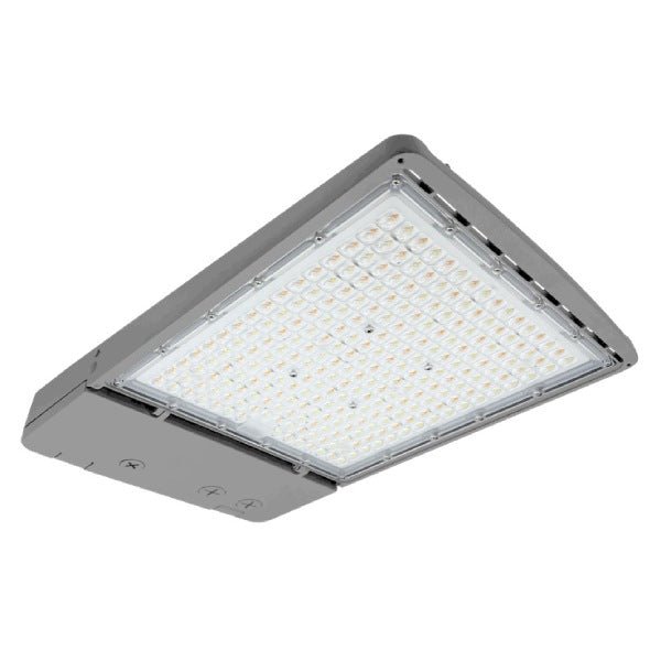 Gray LED parking lot light tri-color 150W