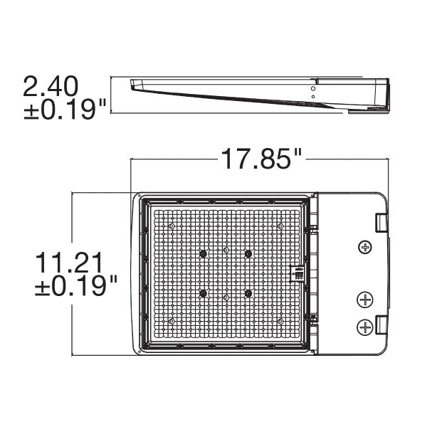 50W-150W Tri-Beam 5-Power Tri-Color Area LED Light - Envision LED
