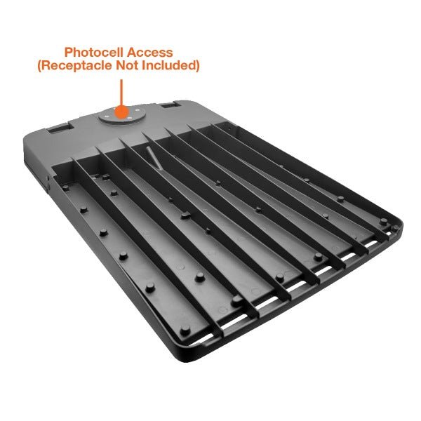 Parking lot light back photo cell tri-color LED