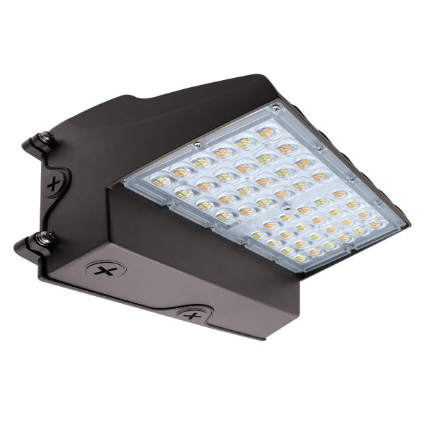 20-60W Tri-Color Cutoff LED Wall Pack w/ Photocell - Envision LED