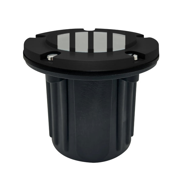 Solid Brass In-Ground Ribbed Lens Well Light - Envision LED