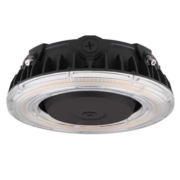 Slim round bronze canopy light with 5CCT LED technology