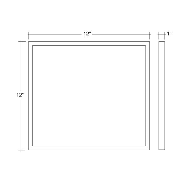 18W 1X1 Multi-Color Surface Mount Fixture - Envision LED