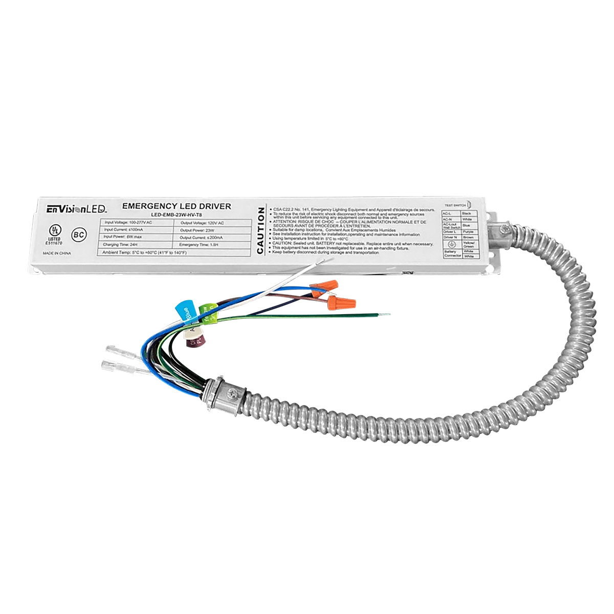 T8 Light 23W Emergency Battery Back Up - Envision LED