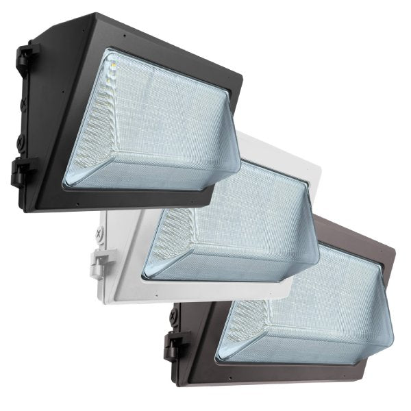 20W-60W Tri-Color Traditional Non-Cutoff LED Wall Pack w/ Photocell - Envision LED