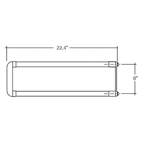 U Lamp Tri - Color Dimmable Tube Bulb - Envision LED