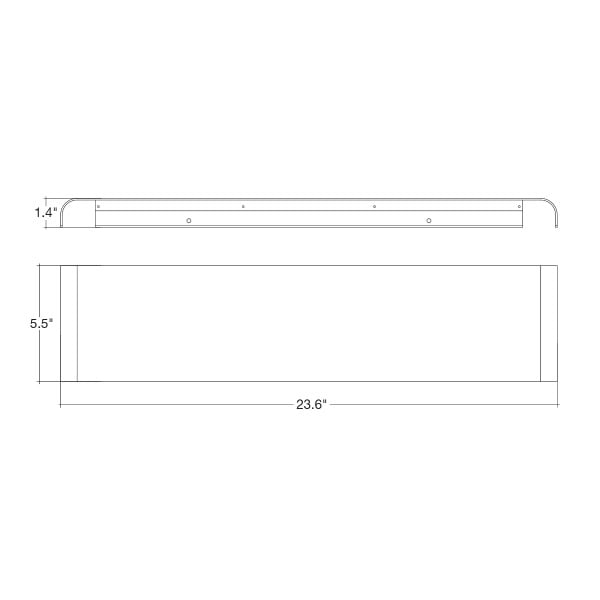 21W 5-Color 24" Up and Down Vanity Light - Envision LED