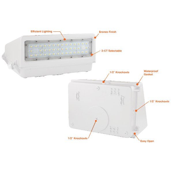 Envision LED Wall Pack Full Cut-Off for exterior building mounting