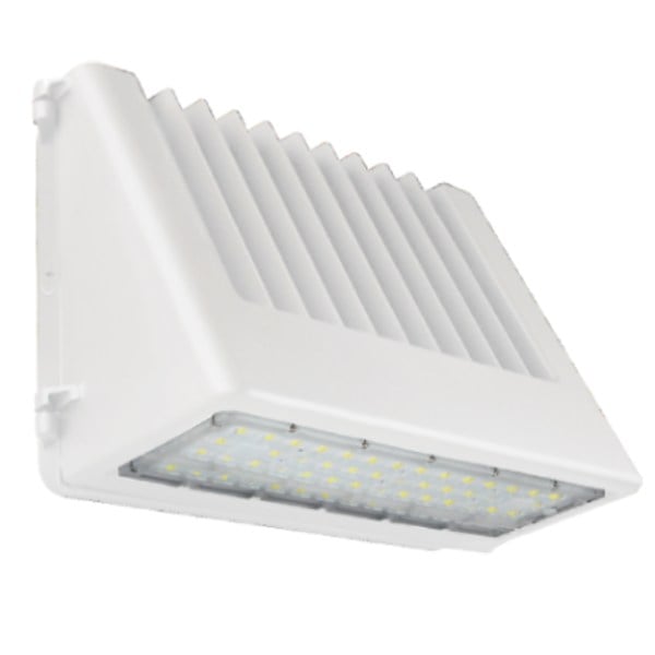 16/32/48/64/80W Tri-Color Cut Off Wall Pack w/ Photocell - Envision LED