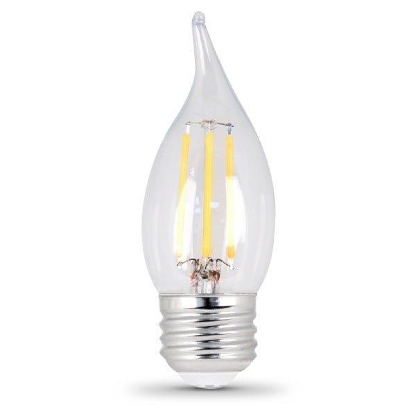 LED bulb with specifications, ft-3w-e26-27k-fl-2pk-led-bulb