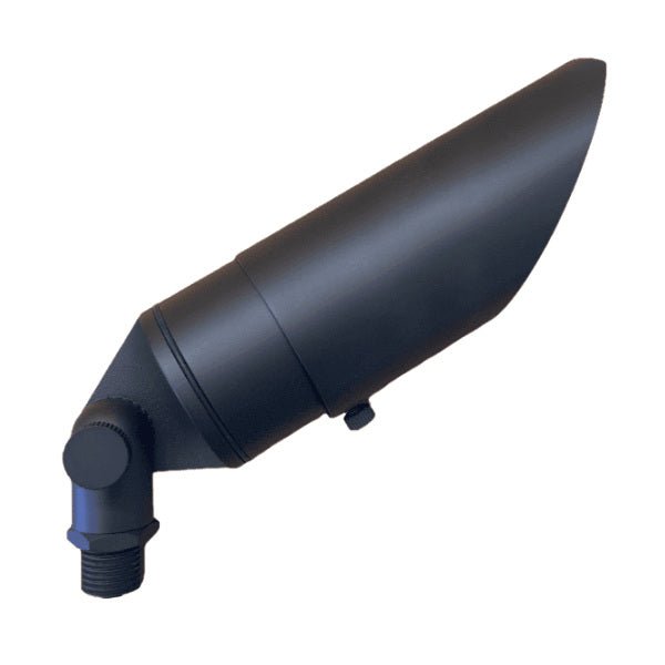 JET 216 gun metal extended shroud up light for protective installation