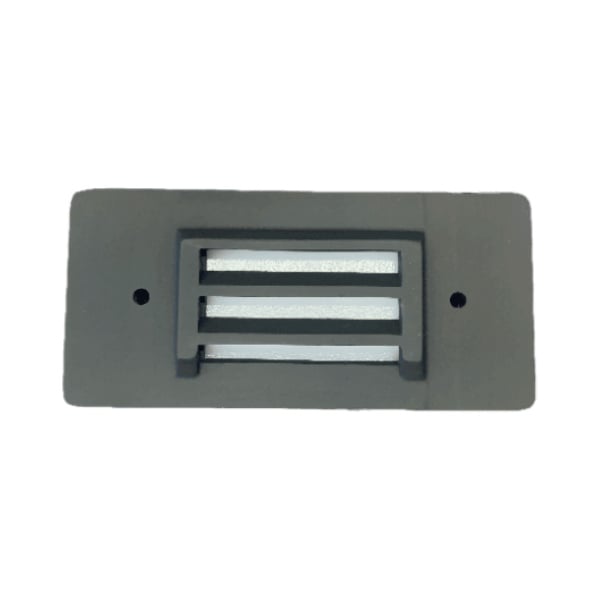 2W Solid Brass Surface Mount Louver Step Light 3000K - Jet Lighting