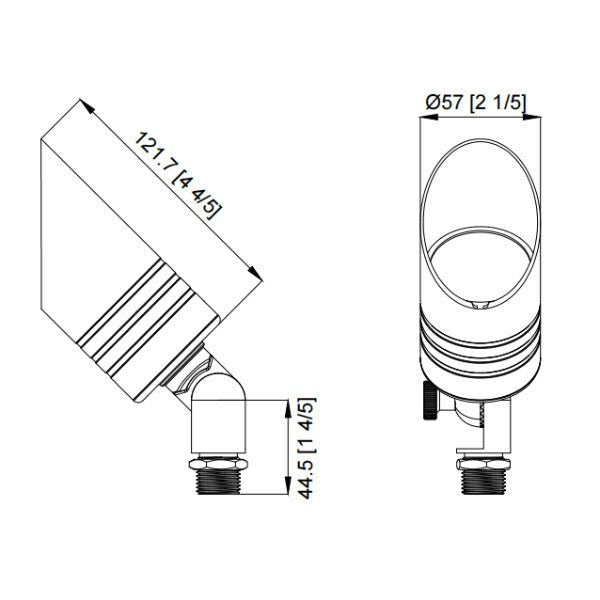 Envision RGB/CCT Up Light - Bronze with 5 Color Temperature Control